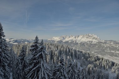 Kış Dağı Manzarası