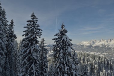 Kış Dağı Manzarası