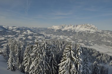 Kış Dağı Manzarası