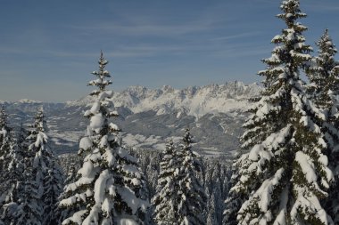 Kış Dağı Manzarası