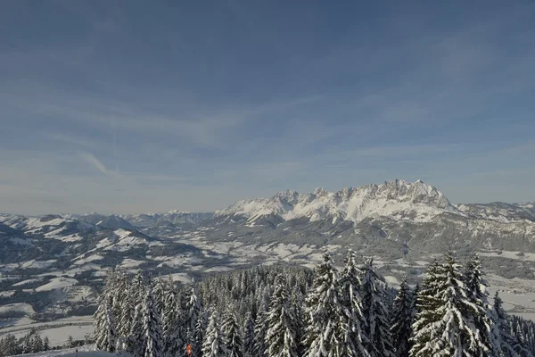 Vinterbergslandskap — Stockfoto