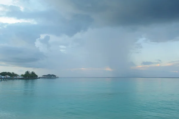 Paesaggio tropicale spiaggia — Foto Stock