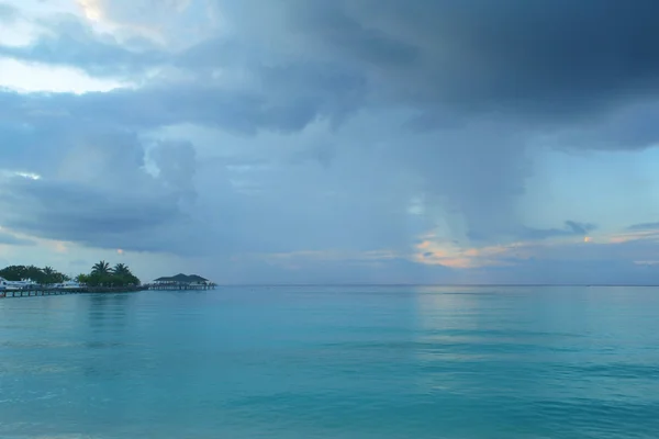 Paesaggio tropicale spiaggia — Foto Stock