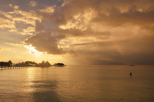 Paysage de plage tropicale — Photo