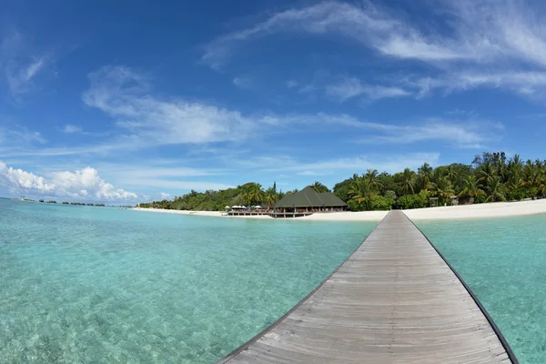 Paisaje de playa tropical —  Fotos de Stock