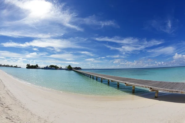 Paisaje de playa tropical —  Fotos de Stock