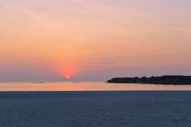 tropikal plaj manzara