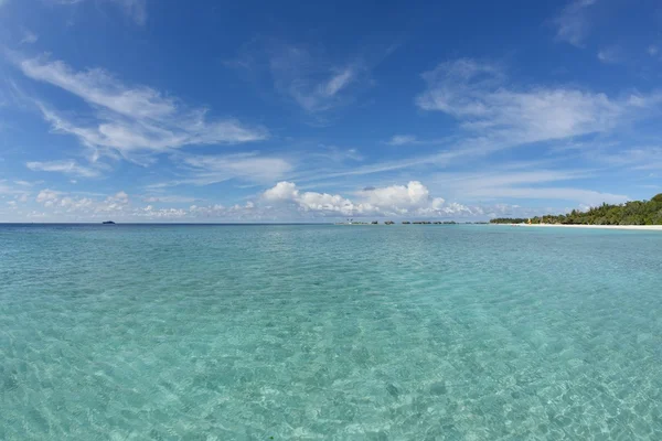 Paesaggio tropicale spiaggia — Foto Stock