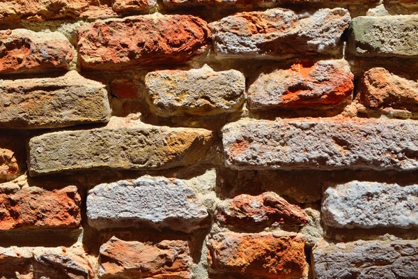 Rød mursteinskonstruksjon – stockfoto