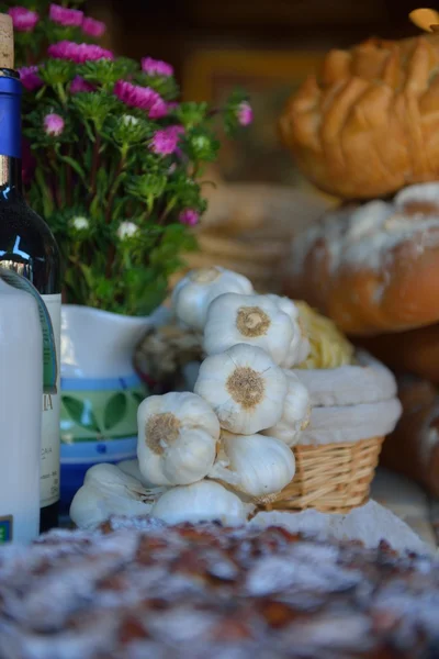 Catering buffet de comida interior em restaurante de luxo — Fotografia de Stock