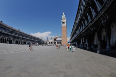 San marco Meydanı. Venedik İtalya.