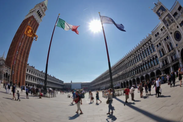 San Marcoplein. Venetië Italië. — Stockfoto