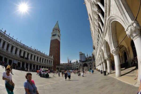 San marco tér. Velence Olaszország. — Stock Fotó