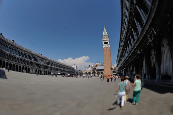 San marco placu. Wenecja Włochy. — Zdjęcie stockowe