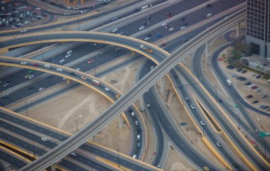 Dubai şehir ana yol