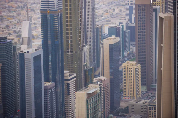 Dubais stadssilhuett — Stockfoto