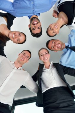 iş insanları grup birlikte katılma