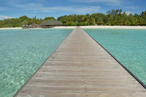 Tropisches Wasser zu Hause Villen — Stockfoto