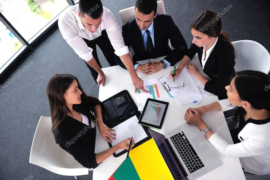 business people group in a meeting at office