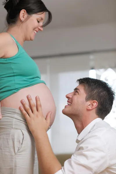 Embarazo familiar — Foto de Stock