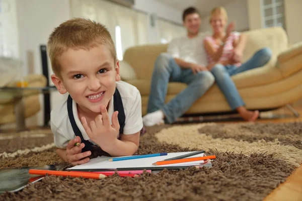 Family at home — Stock Photo, Image