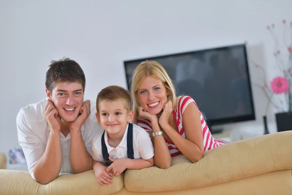 Family at home — Stock Photo, Image
