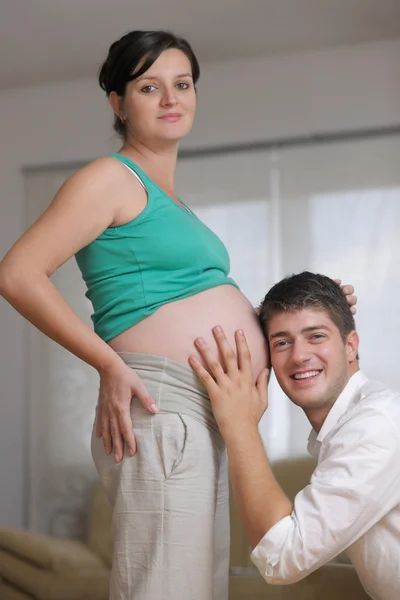 Gravidanza in famiglia — Foto Stock