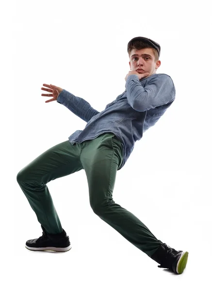 Ung man dansar — Stockfoto