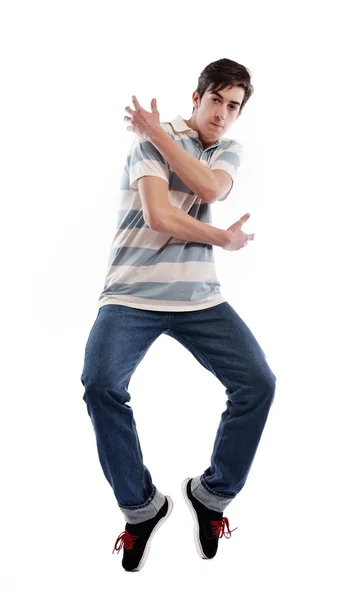 Jonge man dansen — Stockfoto