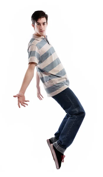 Jonge man dansen — Stockfoto