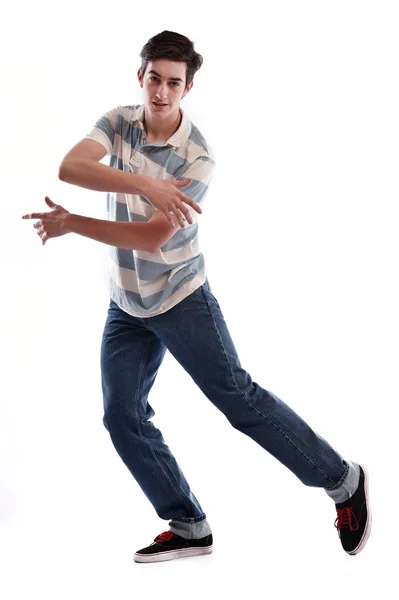Jonge man dansen — Stockfoto