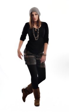 Dans eden genç kadın