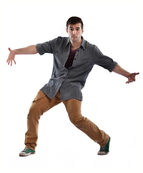 Young man dancing — Stock Photo, Image