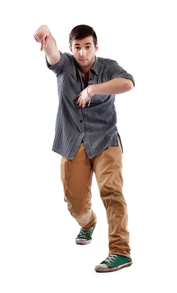 Young man dancing — Stock Photo, Image