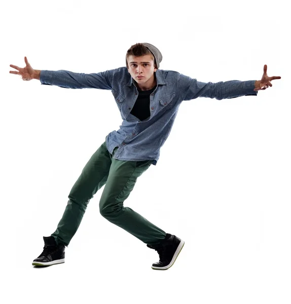 Young man dancing — Stock Photo, Image