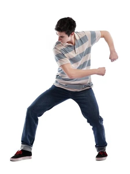 Joven hombre bailando — Foto de Stock