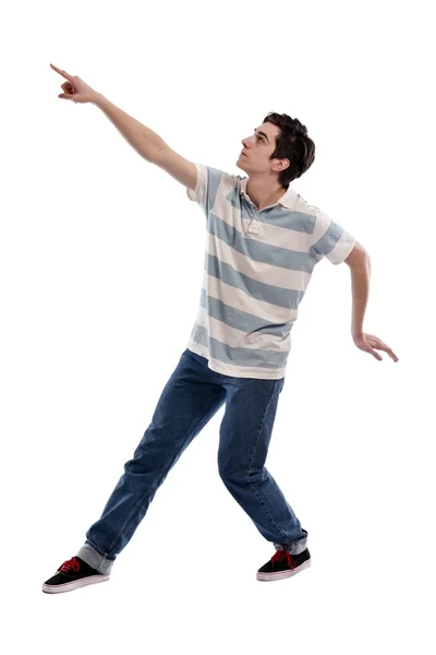 Young man dancing — Stock Photo, Image