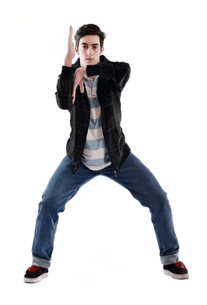 Ung mand danser - Stock-foto