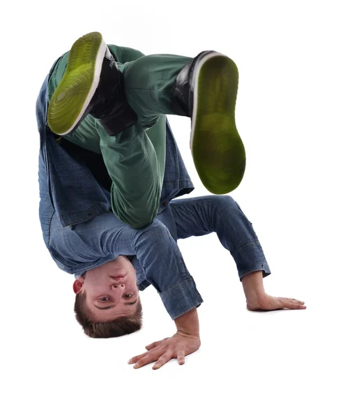 Ung man dansar — Stockfoto