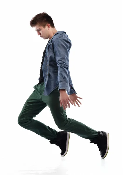 Jonge man dansen — Stockfoto