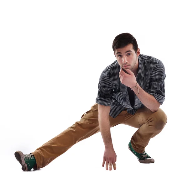 Young man dancing Royalty Free Stock Images