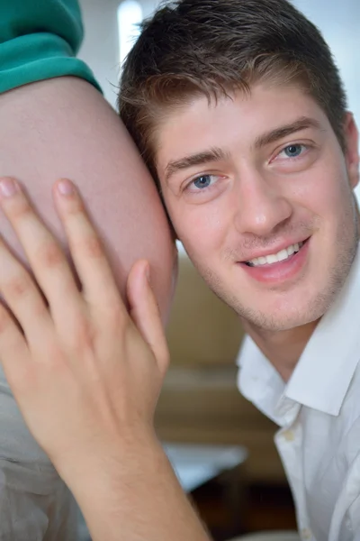 Family pregnanrcy — Stock Photo, Image