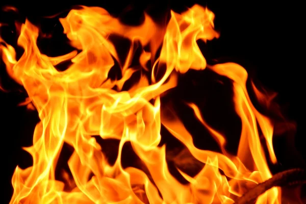 Lindas chamas de fogo elegantes — Fotografia de Stock