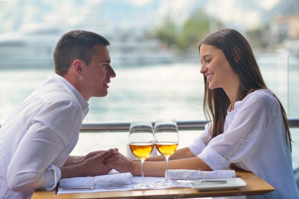 Couple having lunch