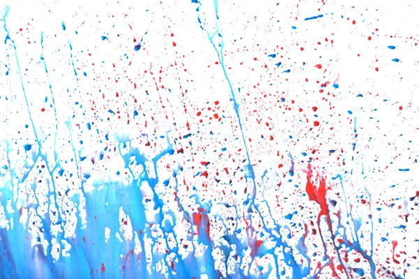 Färgade splash — Stockfoto