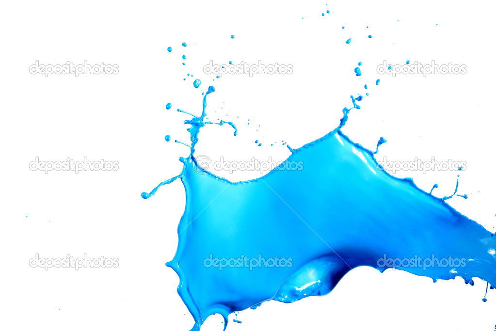 Colored splash