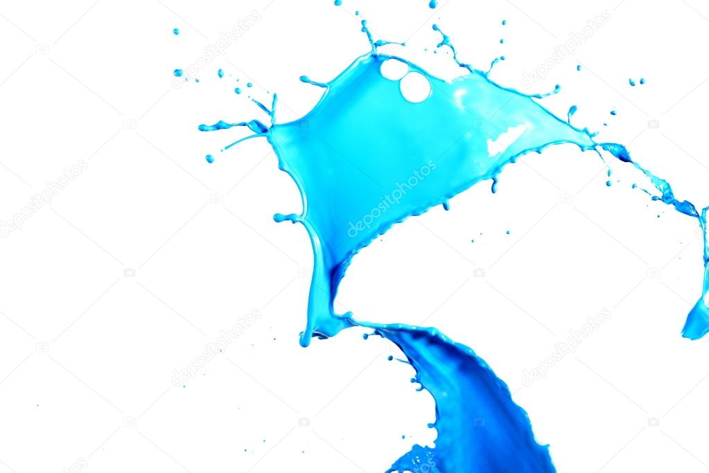 Colored splash