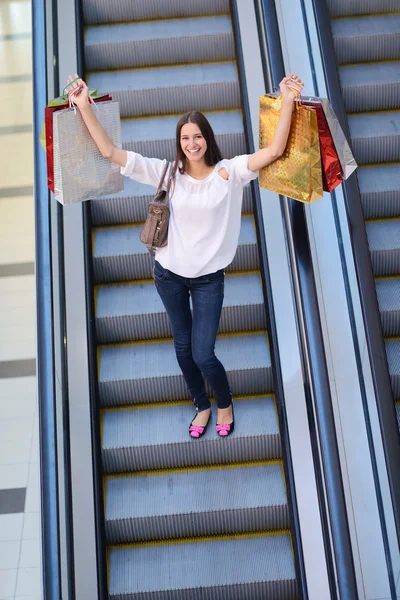 Shopping femme — Photo