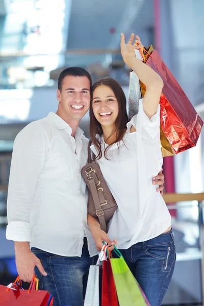 Couple shopping Stock Image