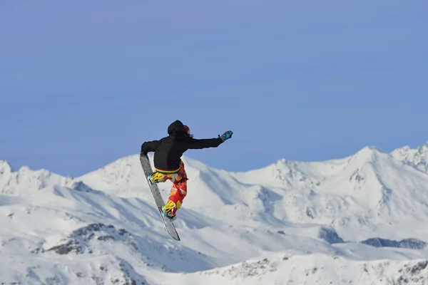 Snowboardåkare — Stockfoto